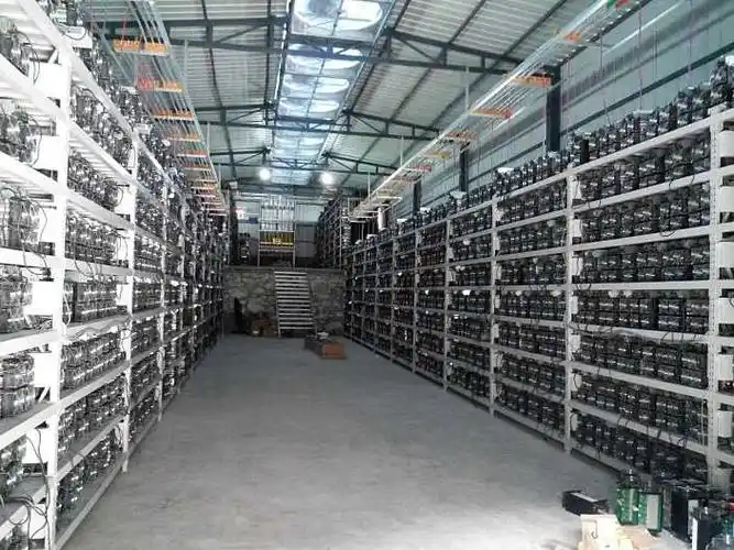 A modern mining farm operation