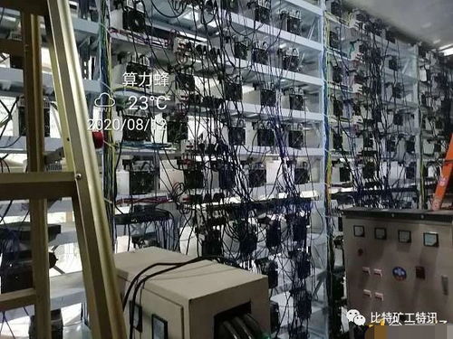 A sophisticated mining rig setup